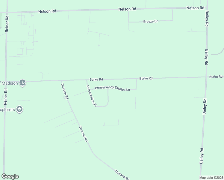 map of restaurants, bars, coffee shops, grocery stores, and more near 3224 Conservancy Estates Lane in Sun Prairie