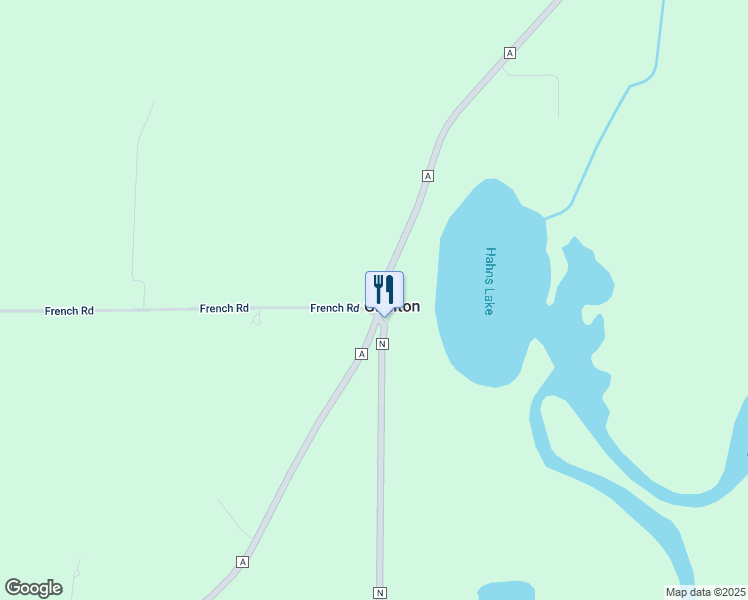 map of restaurants, bars, coffee shops, grocery stores, and more near N8005 County Road A in Johnson Creek