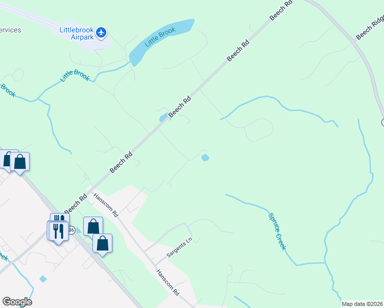 map of restaurants, bars, coffee shops, grocery stores, and more near 31 Fernald Lane in Eliot