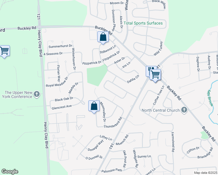 map of restaurants, bars, coffee shops, grocery stores, and more near 4943 Look Kinney Circle in Liverpool