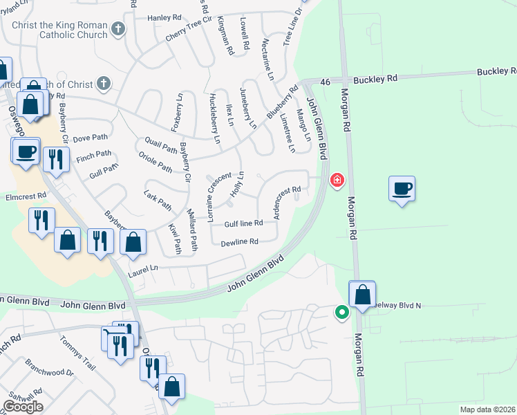 map of restaurants, bars, coffee shops, grocery stores, and more near 6 Mc Intosh Street in Liverpool