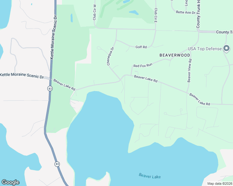 N64W31031 Beaver Lake Road, Hartland WI Walk Score