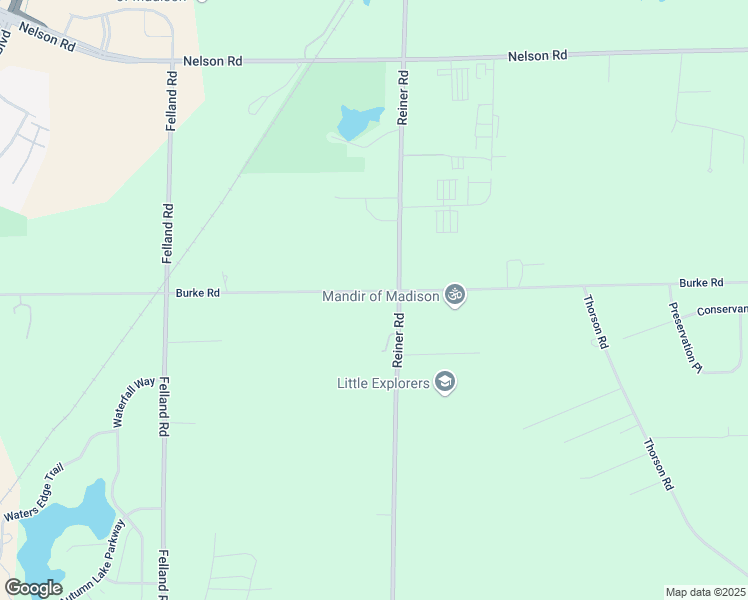 map of restaurants, bars, coffee shops, grocery stores, and more near 3447 Burke Road in Madison