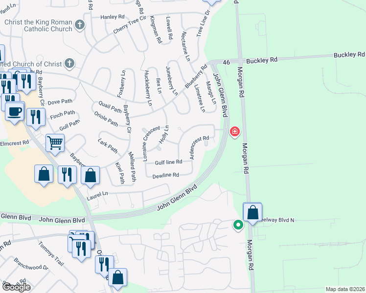 map of restaurants, bars, coffee shops, grocery stores, and more near 6 Mc Intosh Street in Liverpool