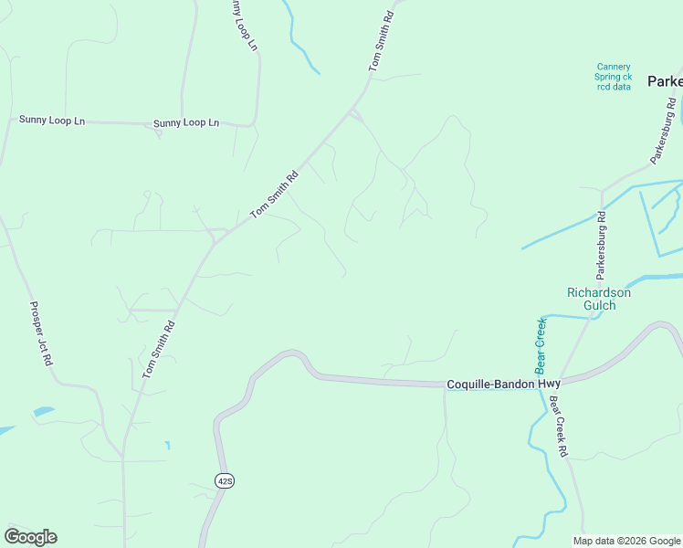 map of restaurants, bars, coffee shops, grocery stores, and more near 56 Tom Smith Road in Bandon