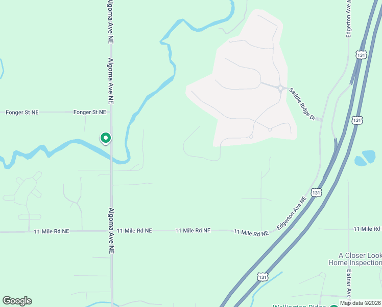 map of restaurants, bars, coffee shops, grocery stores, and more near 9293 Sunset Ridge Drive Northeast in Rockford