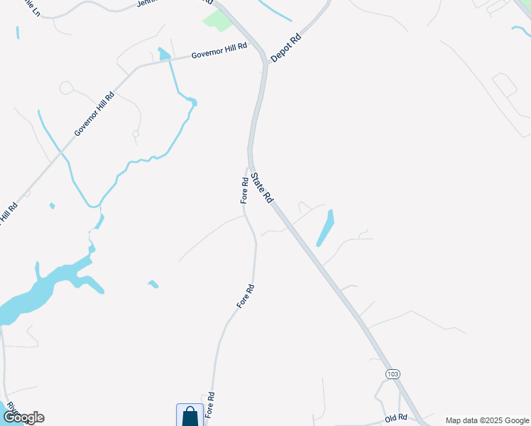 map of restaurants, bars, coffee shops, grocery stores, and more near 252 Fore Road in Eliot