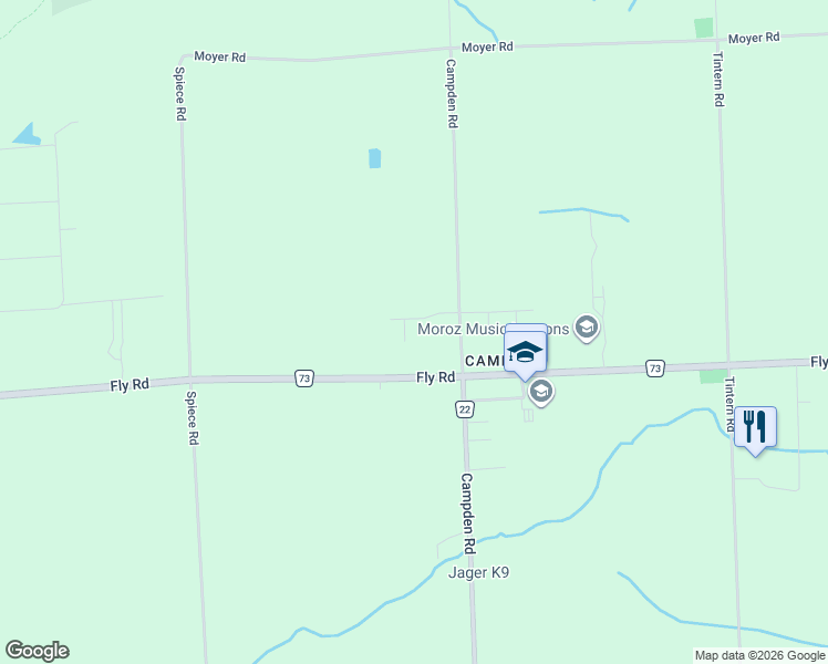 map of restaurants, bars, coffee shops, grocery stores, and more near 3647 Vosburgh Place in Lincoln