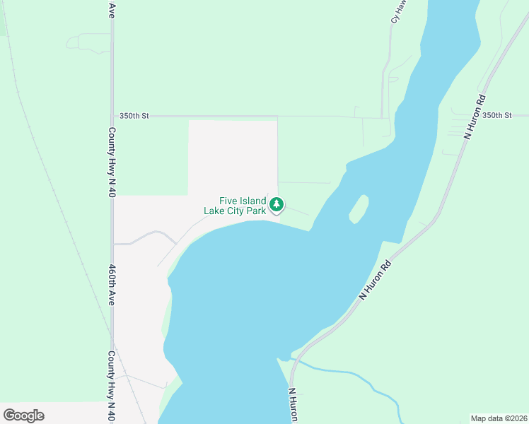 map of restaurants, bars, coffee shops, grocery stores, and more near Weiland Drive in Emmetsburg