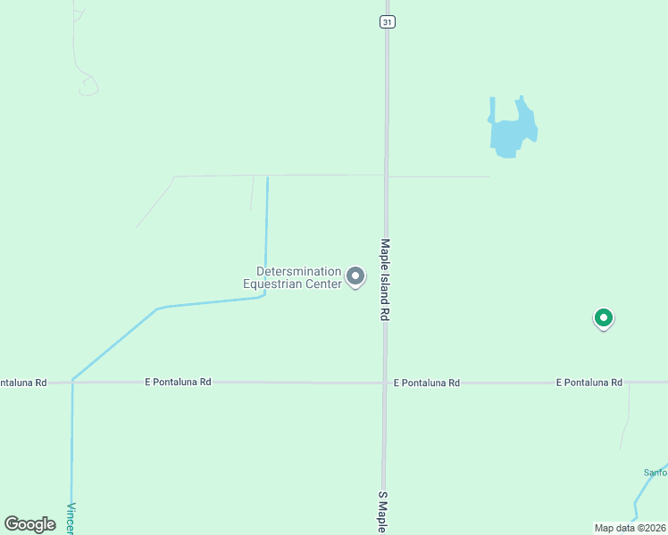 map of restaurants, bars, coffee shops, grocery stores, and more near 6325 Maple Island Road in Nunica
