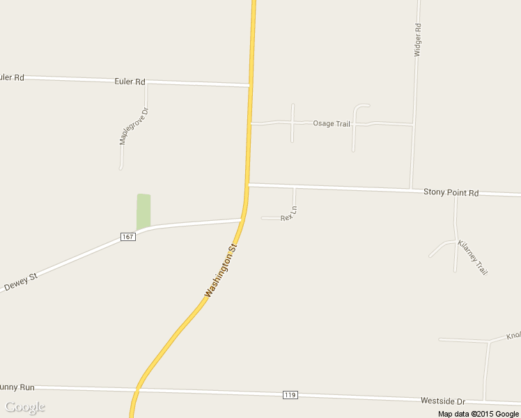 map of restaurants, bars, coffee shops, grocery stores, and more near 15 Rex Lane in Spencerport