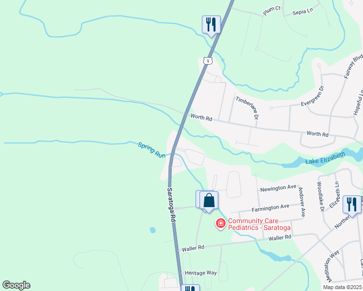 map of restaurants, bars, coffee shops, grocery stores, and more near 710 U.S. 9 in Wilton