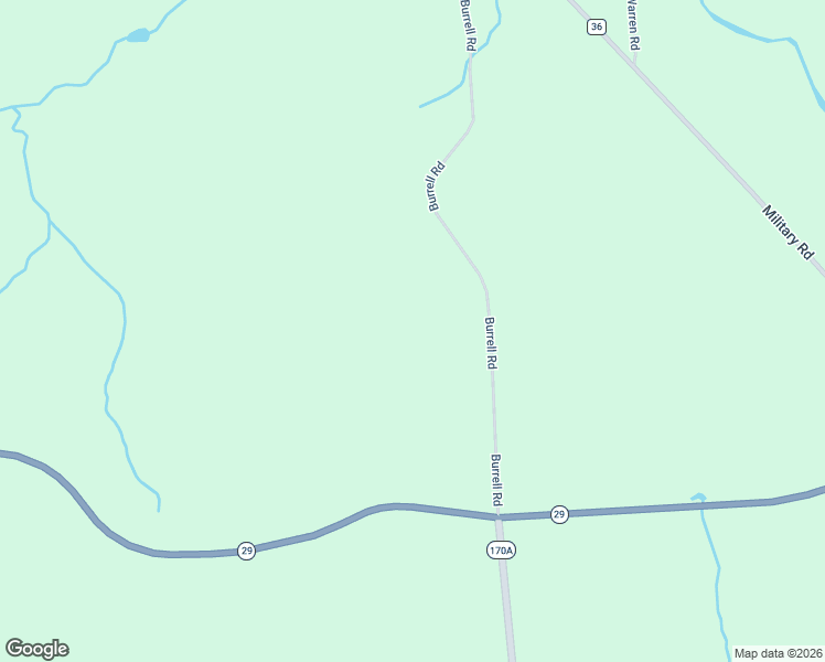 map of restaurants, bars, coffee shops, grocery stores, and more near 2103 Burrell Road in Little Falls