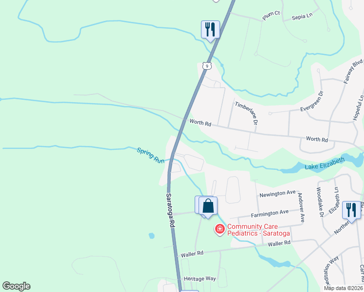 map of restaurants, bars, coffee shops, grocery stores, and more near 710 U.S. 9 in Wilton