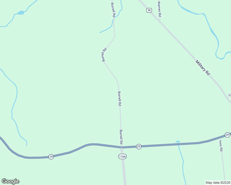 map of restaurants, bars, coffee shops, grocery stores, and more near 2103 Burrell Road in Little Falls