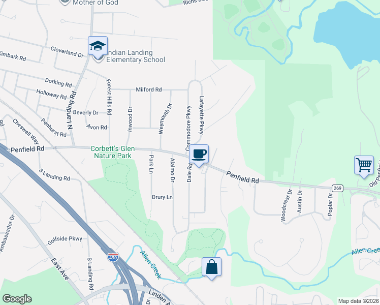 map of restaurants, bars, coffee shops, grocery stores, and more near in Brighton