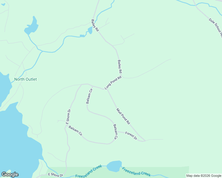 map of restaurants, bars, coffee shops, grocery stores, and more near Mud Pond Rd in Washington