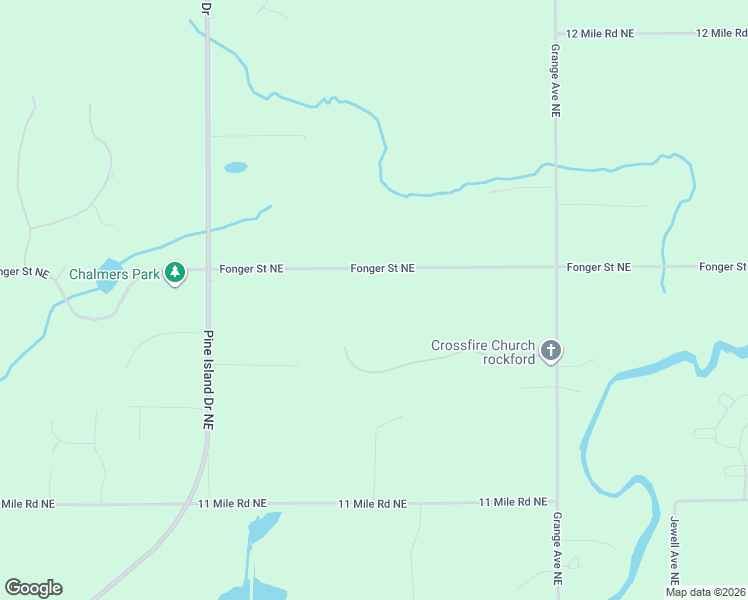 map of restaurants, bars, coffee shops, grocery stores, and more near 1540 Fonger Street Northeast in Sparta