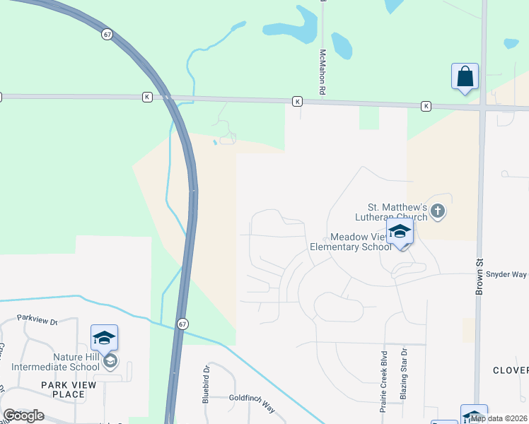 map of restaurants, bars, coffee shops, grocery stores, and more near Highway 16 Bypass in Oconomowoc