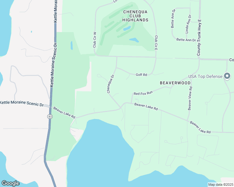 map of restaurants, bars, coffee shops, grocery stores, and more near Beaver Court in Hartland