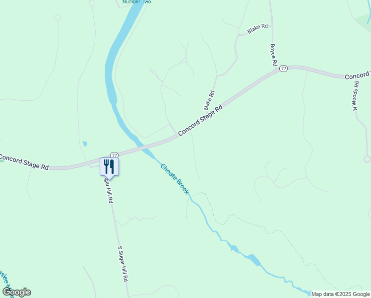 map of restaurants, bars, coffee shops, grocery stores, and more near 6 Reynwood Lane in Weare