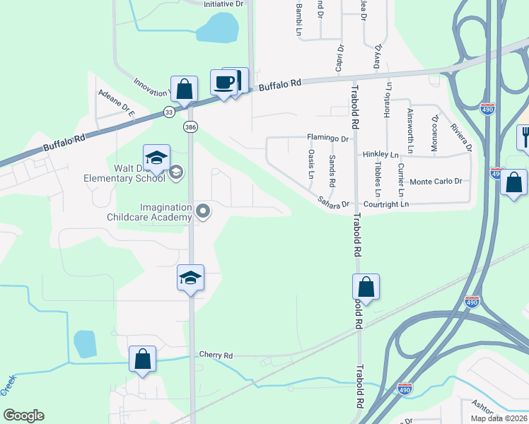 map of restaurants, bars, coffee shops, grocery stores, and more near 28 Marlands Road in Rochester