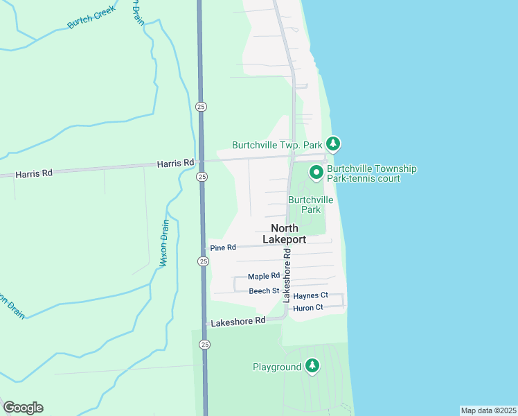 map of restaurants, bars, coffee shops, grocery stores, and more near 7908 Fountain Street in Fort Gratiot Township