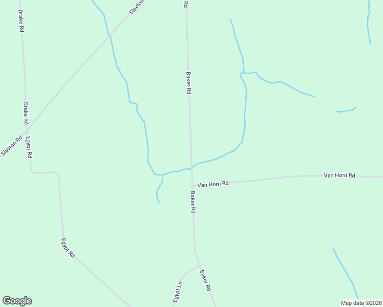 map of restaurants, bars, coffee shops, grocery stores, and more near Baker Road in Cato