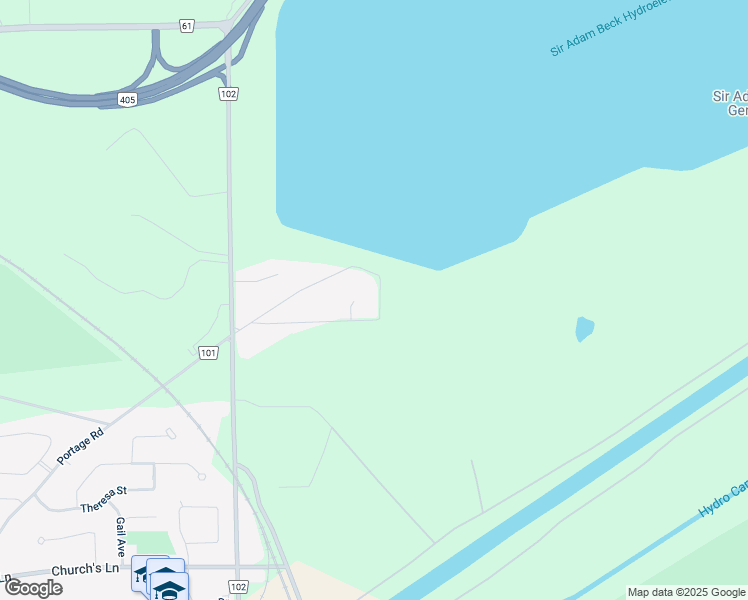 map of restaurants, bars, coffee shops, grocery stores, and more near in Niagara Falls