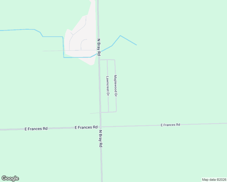 map of restaurants, bars, coffee shops, grocery stores, and more near 9126 Lawncrest Road in Clio