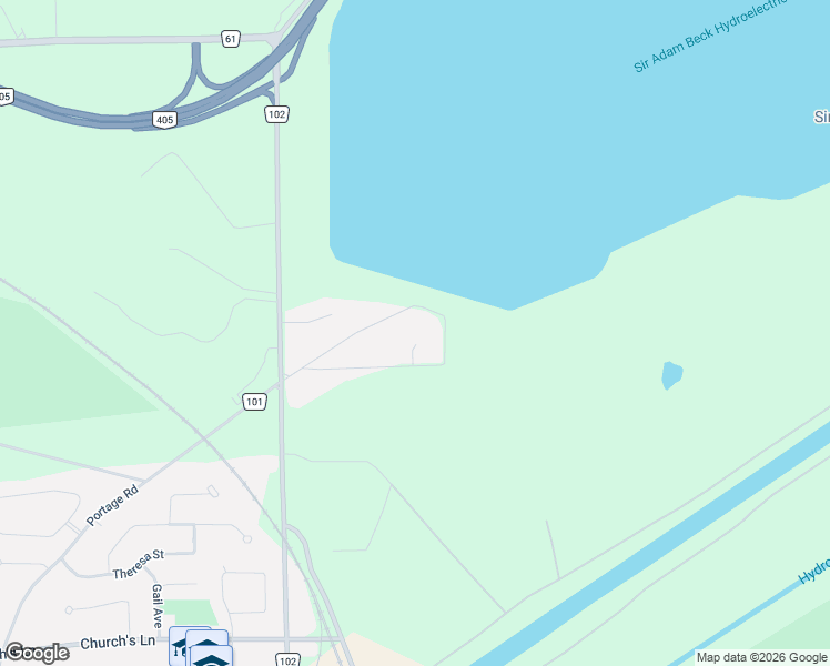 map of restaurants, bars, coffee shops, grocery stores, and more near 2343 Jessie Court in Niagara Falls