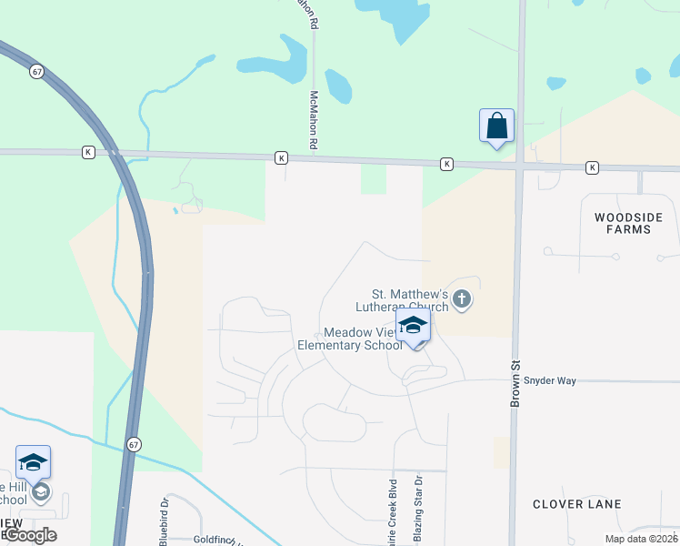 map of restaurants, bars, coffee shops, grocery stores, and more near in Oconomowoc