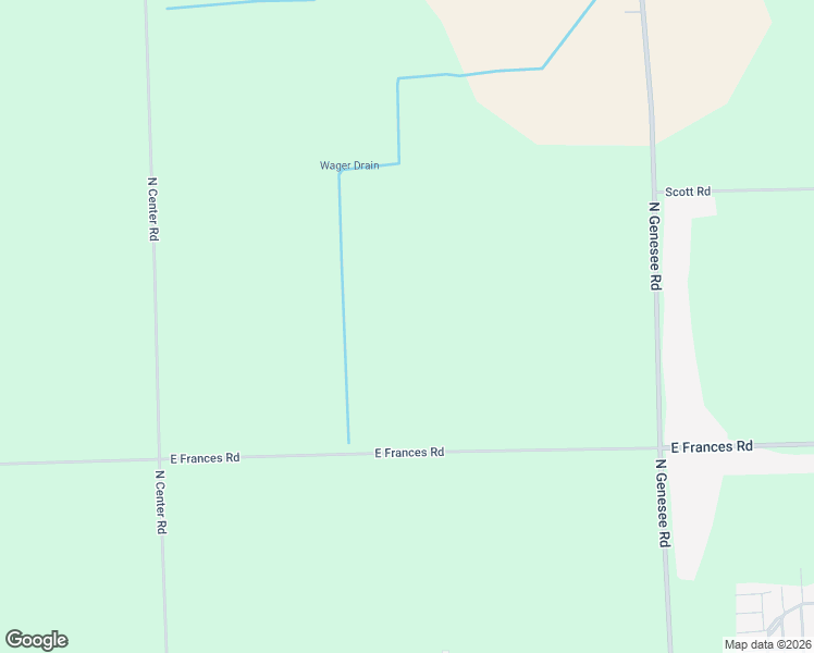 map of restaurants, bars, coffee shops, grocery stores, and more near 4251 East Frances Road in Mount Morris