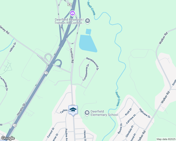 map of restaurants, bars, coffee shops, grocery stores, and more near 314 Tumbleweed Drive in Utica