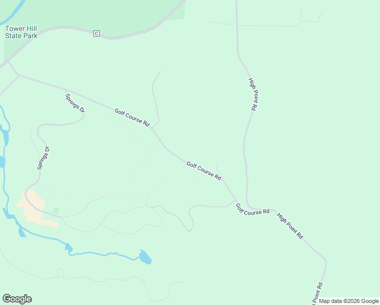 map of restaurants, bars, coffee shops, grocery stores, and more near 6018 Golf Course Road in Spring Green