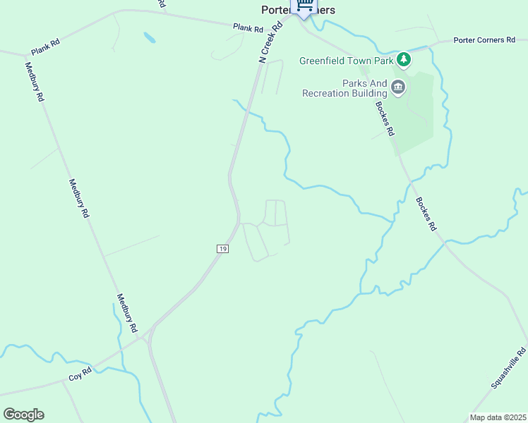map of restaurants, bars, coffee shops, grocery stores, and more near Park Place Mobile Home Park in Porter Corners