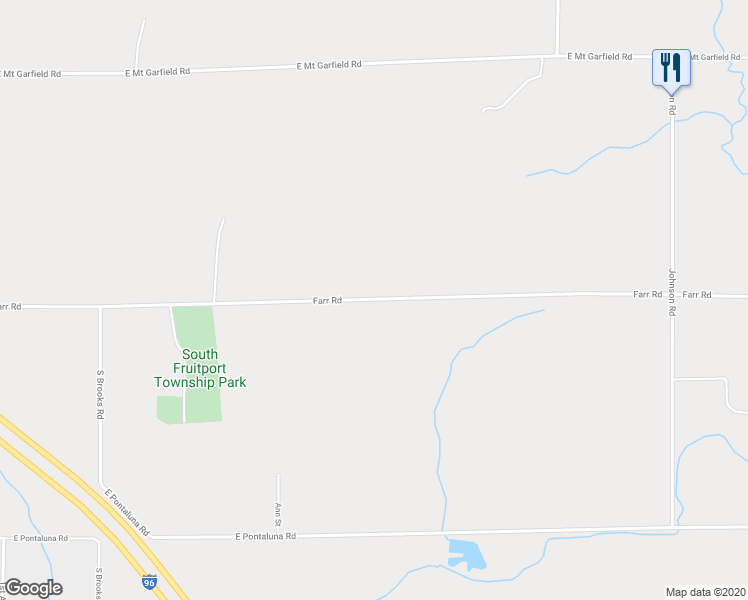 map of restaurants, bars, coffee shops, grocery stores, and more near 4143 East Farr Road in Fruitport Charter Township