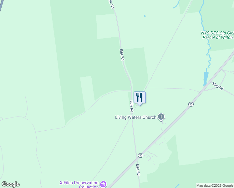 map of restaurants, bars, coffee shops, grocery stores, and more near 38 Bullard Lane in Saratoga Springs