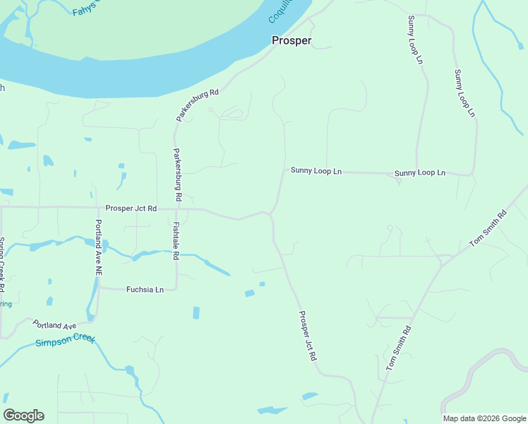 map of restaurants, bars, coffee shops, grocery stores, and more near 55565 Prosper Junction Road in Bandon