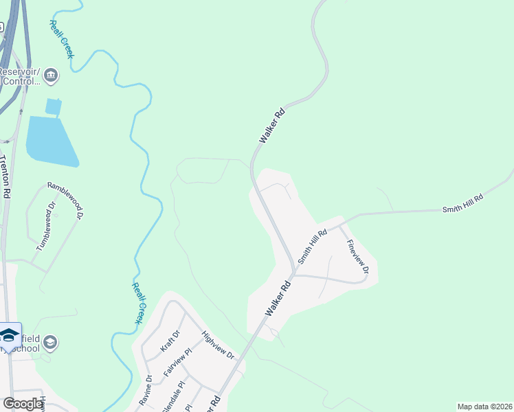 map of restaurants, bars, coffee shops, grocery stores, and more near 5745 Walker Rd in Utica