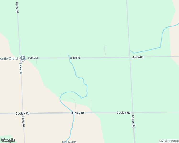 map of restaurants, bars, coffee shops, grocery stores, and more near 15193 Jeddo Road in Brown City