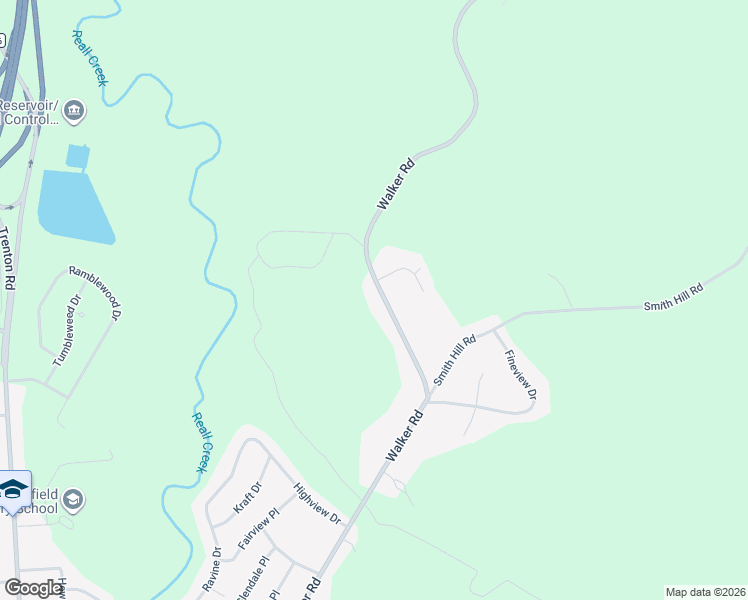 map of restaurants, bars, coffee shops, grocery stores, and more near 5745 Walker Rd in Utica