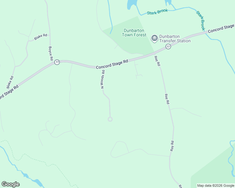 map of restaurants, bars, coffee shops, grocery stores, and more near 40 North Woods Road in Dunbarton