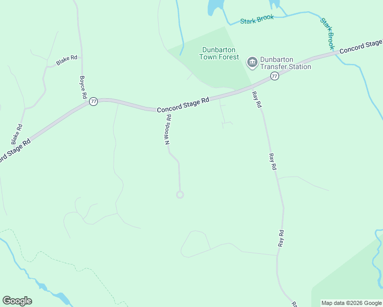 map of restaurants, bars, coffee shops, grocery stores, and more near 40 North Woods Road in Dunbarton