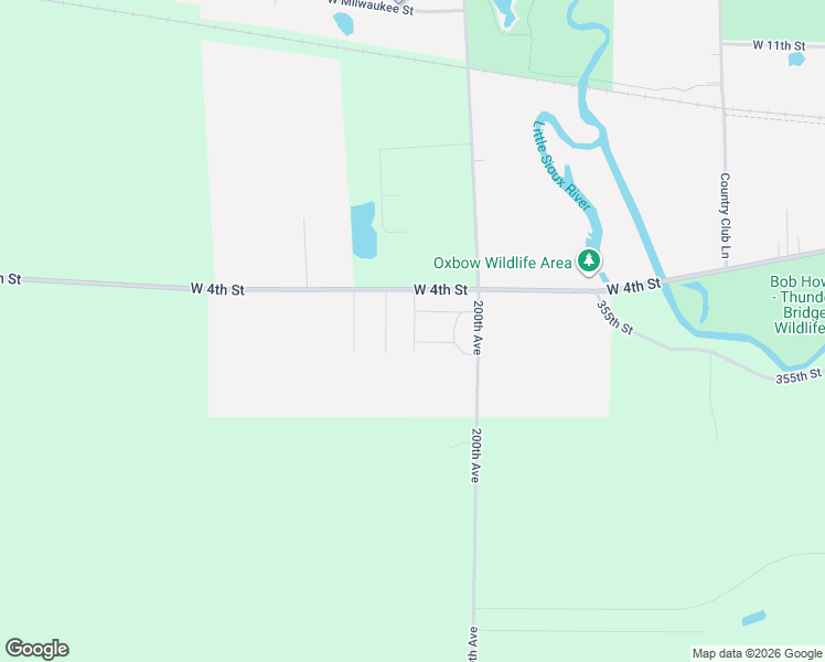 map of restaurants, bars, coffee shops, grocery stores, and more near 221 32nd Avenue West in Spencer
