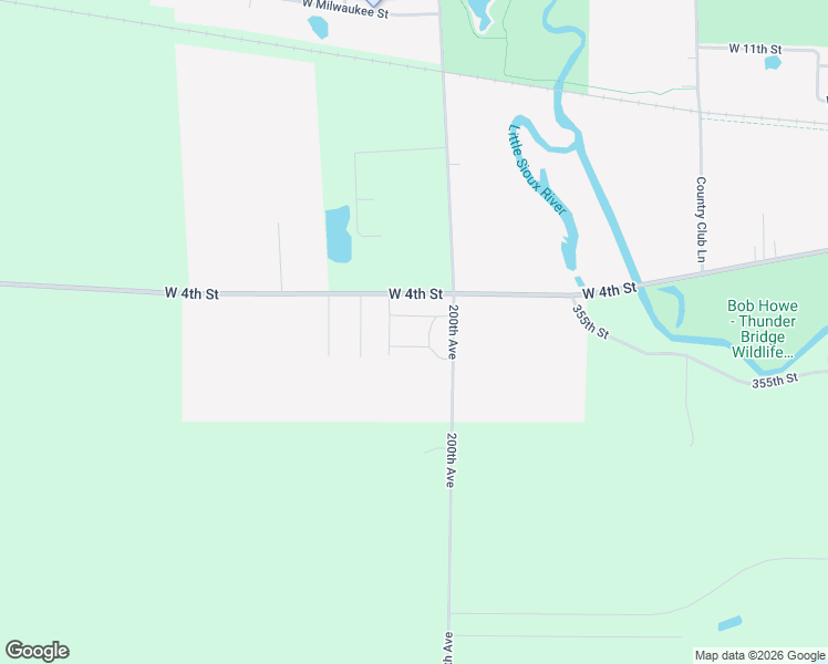 map of restaurants, bars, coffee shops, grocery stores, and more near 221 32nd Avenue West in Spencer