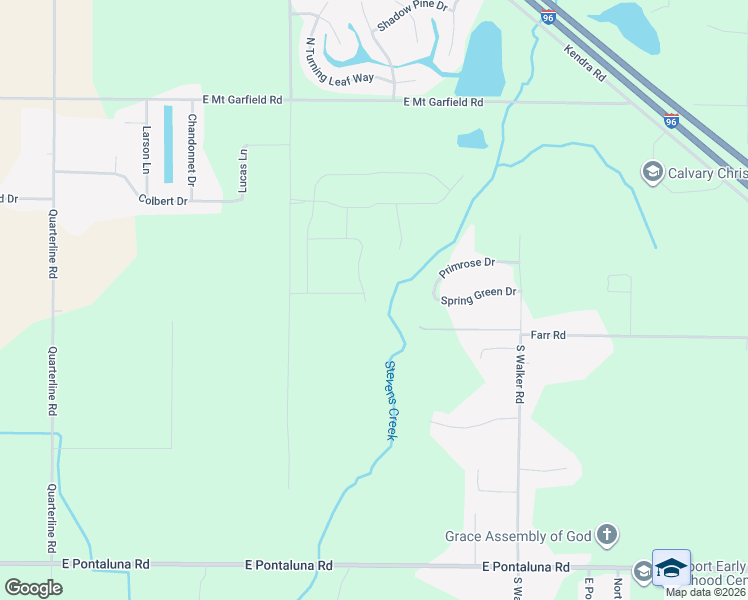 map of restaurants, bars, coffee shops, grocery stores, and more near 6062 Sturgeon Run in Muskegon