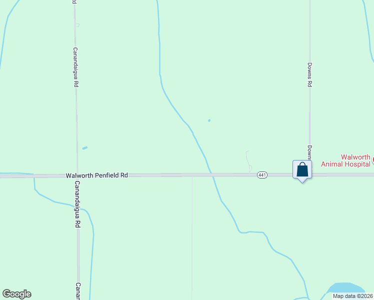 map of restaurants, bars, coffee shops, grocery stores, and more near 1355 New York 441 in Walworth