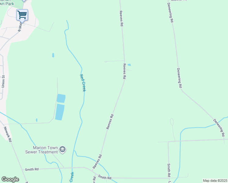 map of restaurants, bars, coffee shops, grocery stores, and more near 3769 Reeves Road in Marion