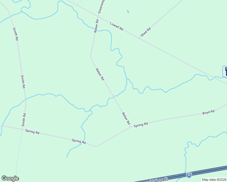 map of restaurants, bars, coffee shops, grocery stores, and more near 5760 Reber Road in Rome